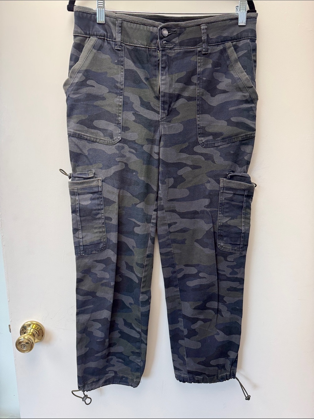 Democracy Olive/Gray Camo Cargo Joggers